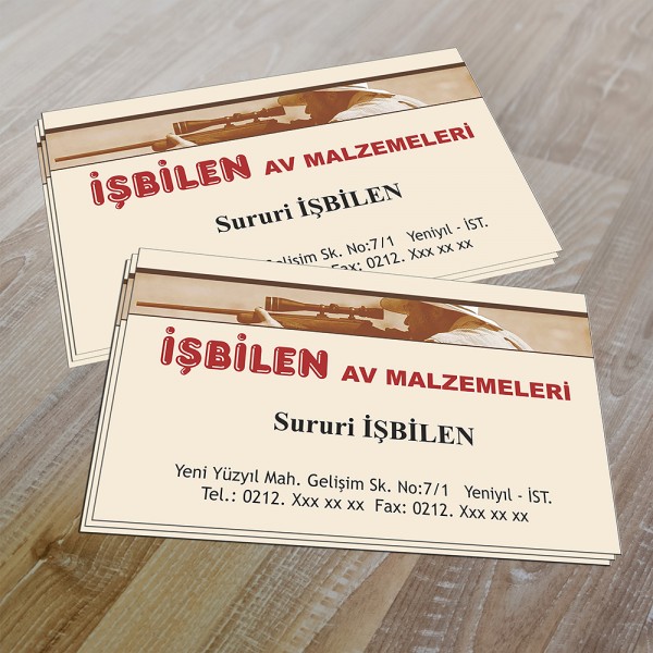 Av Malzemeleri Kartvizit