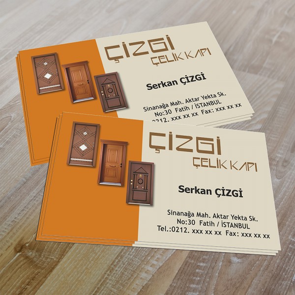 Çelik Kapı Satışı ve Tamiri Kartvizit